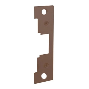HES 789S-613E 7000 Series Faceplate with Keeper Pocket Adapter, 6 1/2" x 1 3/4" x 1/2", Dark Oxidized Satin Bronze