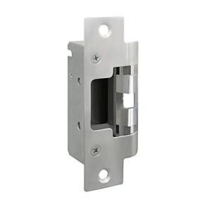 HES 805-630 8000 Series Radius Corners and Flat Faceplate for Cylindrical Locksets, 9" x 1-3/8", Satin Stainless Steel