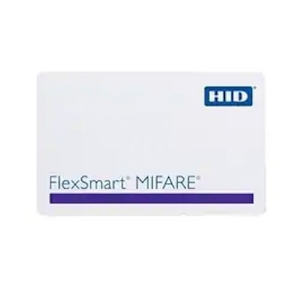 HID 1436NG1NN FlexSmart ISO MIFARE Composite PET/PVC 1K Printable Smart Card, Non-Programmed, Glossy Front and Magstripe Back, No Numbers, No Slot