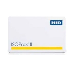 HID 1586LGGAN ISOProx II Printable Proximity Composite Card, Programmed, Glossy Front and Back, Laser Numbers, No Slot
