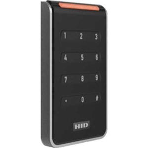 HID 40KTKS-T0-000000 Signo 40 Contactless Smart Card Keypad Reader, Multi-Technology, Mobile Ready, Wall Switch Mount, Terminal, Black/Silver