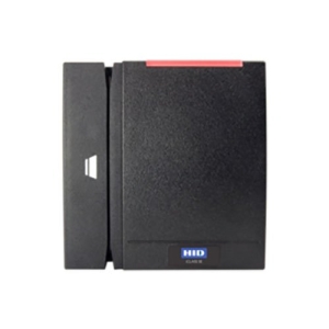 HID 922NTNTEK0007F iCLASS SE RM40 Smart Card Reader with Magnetic Stripe, Wall Switch, Low Frequency Off, High Frequency Standard, Sio, Seos, Mag, Wiegand, Terminal, Standard 1 Profile, Black