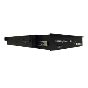 LifeSafety Power RGM150B-D8PZ Gemini 4 Door 150W Integrated Mercury Rackmount Dual Voltage, 8 Auxiliary Outputs