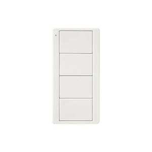 Lutron PJ2-4B-GWH-EL2 Pico 4-Button Wireless Remote, Scene Control for Light, with Custom Engraving, in White