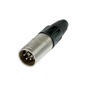 Neutrik NC4MX 4 Pole Male Cable Connector with Nickel Housing and Silver contacts