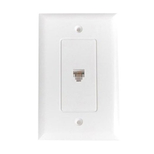 Provo PH1274W FLUSH MNT WALL JCK 4CONT WHT