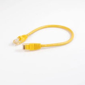 Quiktron 570-115-007 Q-Series CAT5e Patch Cord, Booted, 7' (2.1m), Yellow