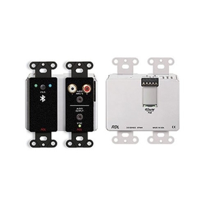RDL DDB-BTN44 Wall-Mounted Bi-Directional Line-Level and Bluetooth Audio Dante Interface, Black