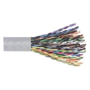 Remee 3A2425UTPM1G CAT3 Riser Cable, 24/25 Twisted Pair Solid BC, Unshielded, CMR, 1000' (304.8m) Reel, Gray