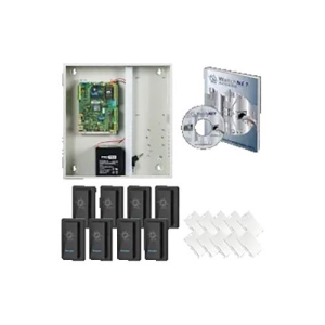 WatchNET WAC-8D8T-ENC-KIT cUL8 Door, 8 Readers (WAR-EHO-MPX), 32 Bit Controller with TCP/IP in Cabinet with PoE Injector (Battery Excluded), Free Software (WAS-PRO-008), 10 Cards (WAC-EMC-SID)