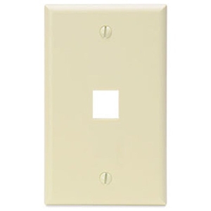 Leviton QuickPort 1 Socket Faceplate