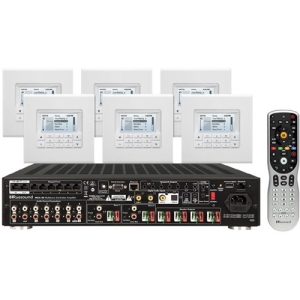 Russound Kt2-66 Multi-Zone Controller Amplifier System Kit With Mdk-C6