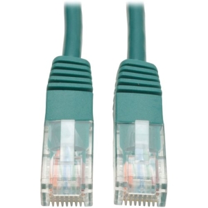 Tripp Lite 1ft Cat5e / CAT5 350mhz Molded Patch Cable Rj45 M/M Green 1'