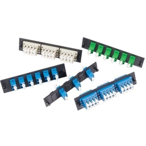 OCC Adapter Plate, 12-port, Dual LC, Multimode, 50µm, Composite Sleeve, 10 GbE