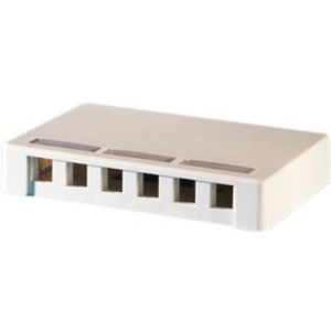 Ortronics Surface Mount Box Holds Six Keystone Jacks Or Modules