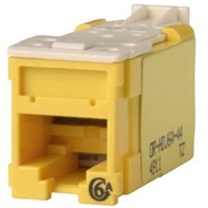 Ortronics Clarity Cat6a High Density JackT568a/B Yellow