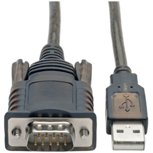 Tripp Lite U209-005-COM RS232 USB Adapter Cable With Com Retention, (USB-A To DB9 M/M), FTDI, 5ft