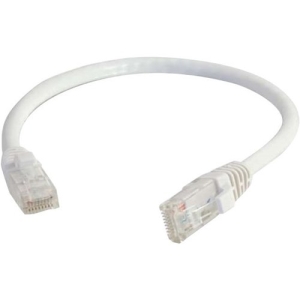 Quiktron 10ft Value Series CAT6 Booted Patch Cord - White