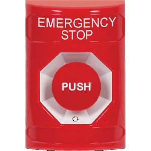 Red Turn To Reset Stpr Stno Cvr Emergency Stop