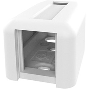 Ortronics Tracjack Plastic Surface Mount Box Single Port Cloud White