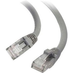 Quiktron 1ft VALUE Series CAT6 Booted Patch Cord - Gray