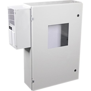 STI EM362408WA Mounting Enclosure for Fire Alarm Control Panel, Electronic Equipment - Gray