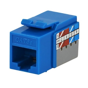 DataComm 20-3425-BL Cat 5e Data Jack, Blue