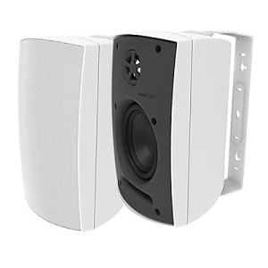 Adept Audio IO50 Indoor/Outdoor Wall Mountable, Surface Mount Speaker - White