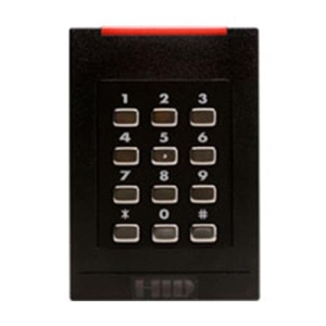 Kantech HID-RPK40 HID multiCLASS Reader with Integrated Keypad, Smartcard & HID Proximity, Single-Gang, Black