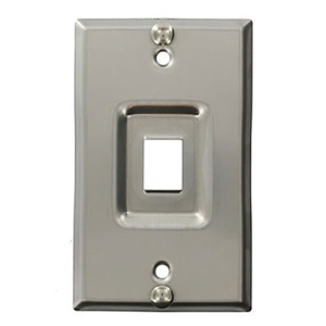 Leviton QuickPort 1-Socket Recessed Faceplate