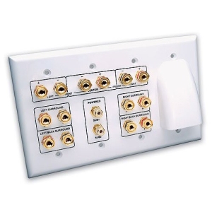 Vanco Whole House Audio and 7.2 Home Theater Wall Plate