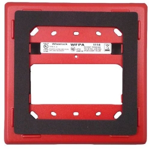Eaton WFPA-R Mounting Plate for Fire Alarm, Strobe - Red