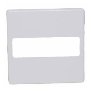 Eaton Plate For RSS, Fire Lettering, White