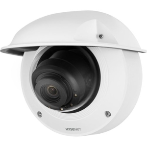 Hanwha XNV-9082R WiseNet X-Series 4K IR Outdoor Vandal Dome Camera, 2.8-8.4mm Varifocal Lens