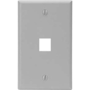 Leviton QuickPort 1 Socket Faceplate