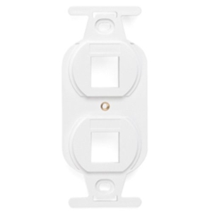 Leviton QuickPort 2 Socket Faceplate Insert