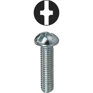 Dottie #8-32 x 1-1/2'' Phillips/Slotted Round Head Machine Screw