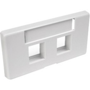 Leviton QuickPort 49910-SW2 Faceplate