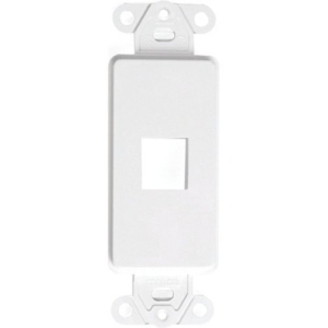 Decora QuickPort Insert, 1-Port, White