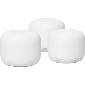 Google Nest Wi-Fi Wireless Router and Access Points Kit, 3-Piece, Snow (GA00823-CA)