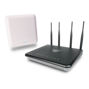 Luxul WS-250 Wireless Router Kit - EPIC 3 AC3100 Wireless Router & Controller W/ Domotz, Router Limits and XAP-1510 AC1900 Access Point with US Power Cord