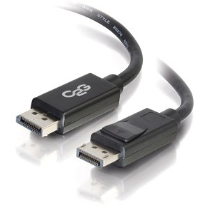 C2G CG54405 DisplayPort Cable with Latches 8K UHD M/M, 35' (10.7m), Black