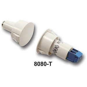 GRI 8080-T-W 8080-T Series 3/4" Steel Door Recessed Switch Set, Standard Gap, 10W, 160VDC, 0.40A, Closed Loop, N/O, A, White