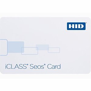 HID 52063PSPGGAAAN iCLASS 8K Seos + iCLASS 32K + Prox Card, SIO and Access Control Application Programmed, 125 kHz with HID or Indala format, Glossy, Sequential Matching Encoded/Printed, No Slot