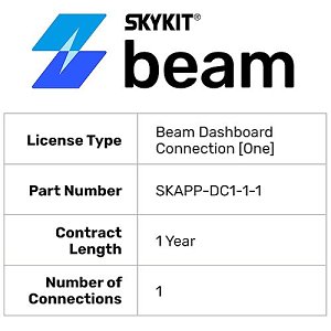 Skykit SKAPP-DC1-1-1 Dashboard Connection, One License, 1 Year