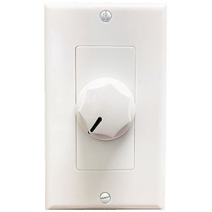 Speco WAT10DW WAT Serie Wall-Mount Volume Control 10W 70/25V Mono Attenuator, White