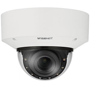 Hanwha XNV-C8083R X Series 6MP Outdoor IR Vandal Dome IP Camera, 4.4-9.3mm Motorized Varifocal Lens