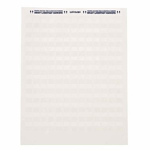 brady lat-19-361-1 lasertab series self-laminating polyester labels, 3.167" h x 1" w label size, white, matte finish;brady lat-19-361-1 lasertab series self-laminating polyester labels, 3.167" h x 1" w label size, white, matte finish