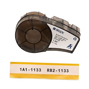 brady m21-1500-427 self-laminating vinyl wrap around labels with ribbon for m210, m211, bmp21-plus printers - 1.5" w x 14' l, black on white, clear;brady m21-1500-427 self-laminating vinyl wrap around labels with ribbon for m210, m211, bmp21-plus printers - 1.5" w x 14' l, black on white, clear;brady m21-1500-427 self-laminating vinyl wrap around labels with ribbon for m210, m211, bmp21-plus printers - 1.5" w x 14' l, black on white, clear