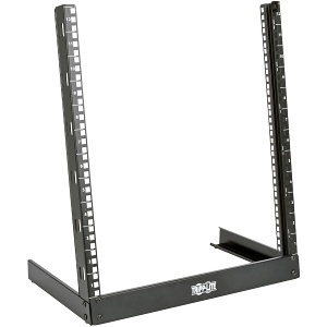 image of tc-sr2post12;tripp lite sr2post12 smartrack desktop open frame rack, 36" (91cm), (110lb (49.9 kg), 2-post, 12u;image of tc-sr2post12